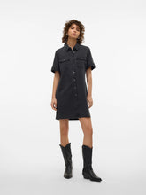 Vero Moda Jennie Short Denim Dress - Black